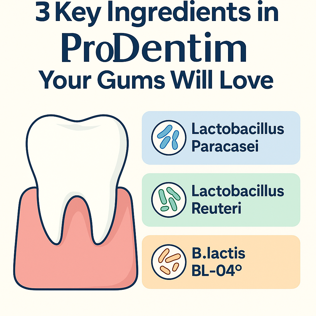3 Key Ingredients in Prodentim Your Gums Will Love